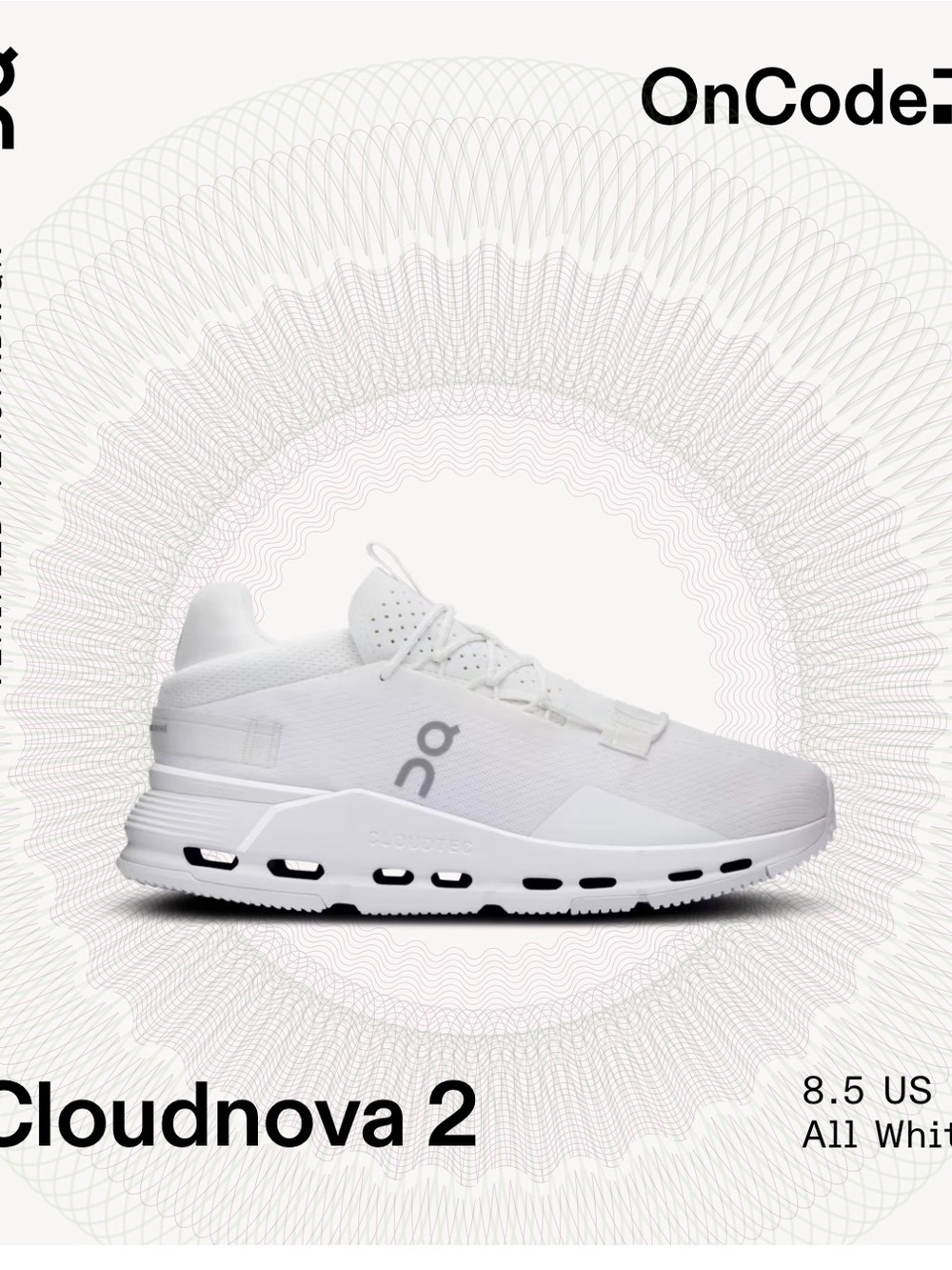 On Cloudnova 2 Women’s, White - 8.5 - Picture 8 of 8
